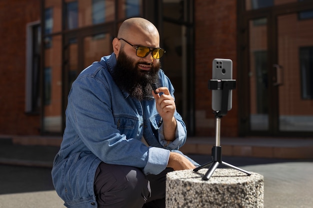 Lifestyle of a plus size man influencer